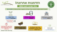 נהלי תמיכה לשנת 2022 - הזדמנות אחרונה!